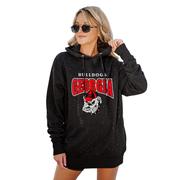 Georgia Gameday Couture Sideline Shimmer All Over Micro Rhinestone Hoodie